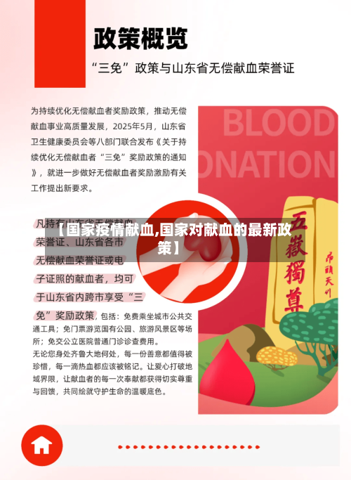 【国家疫情献血,国家对献血的最新政策】