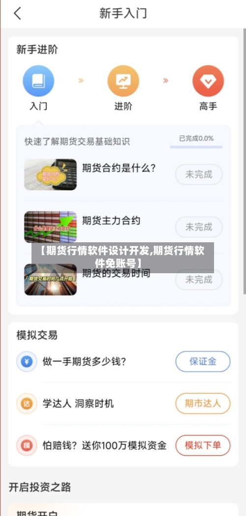 【期货行情软件设计开发,期货行情软件免账号】