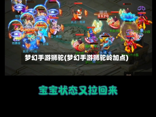 梦幻手游狮驼(梦幻手游狮驼岭加点)