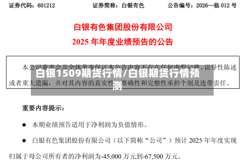 白银1509期货行情/白银期货行情预测-第2张图片