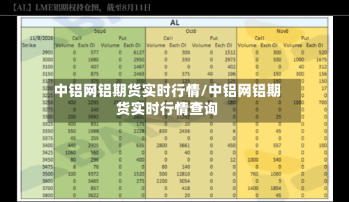 中铝网铝期货实时行情/中铝网铝期货实时行情查询-第3张图片