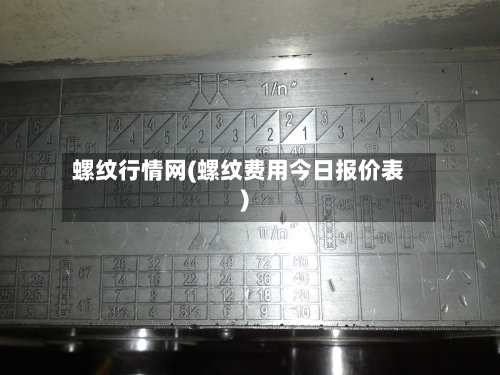 螺纹行情网(螺纹费用今日报价表)-第2张图片