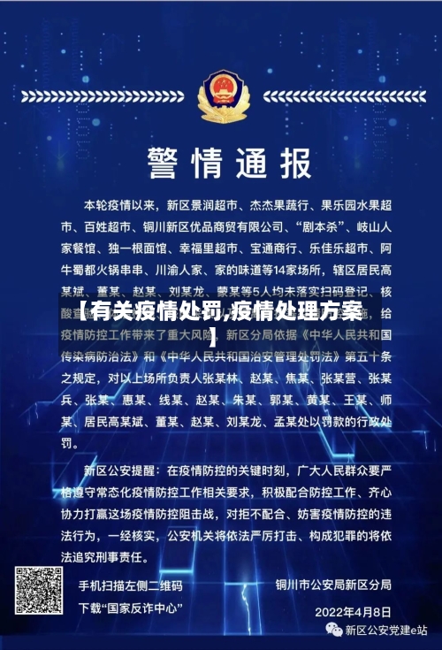 【有关疫情处罚,疫情处理方案】