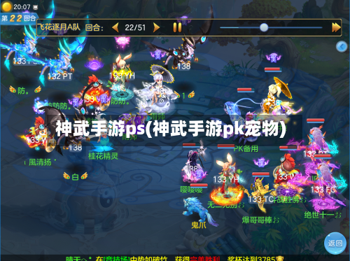 神武手游ps(神武手游pk宠物)
