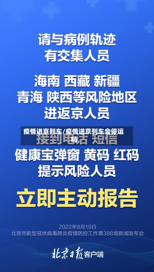 疫情进京列车/疫情进京列车会停运吗-第3张图片