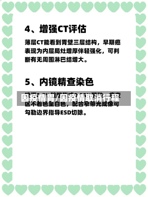 因疫情胃/因疫情取消行程