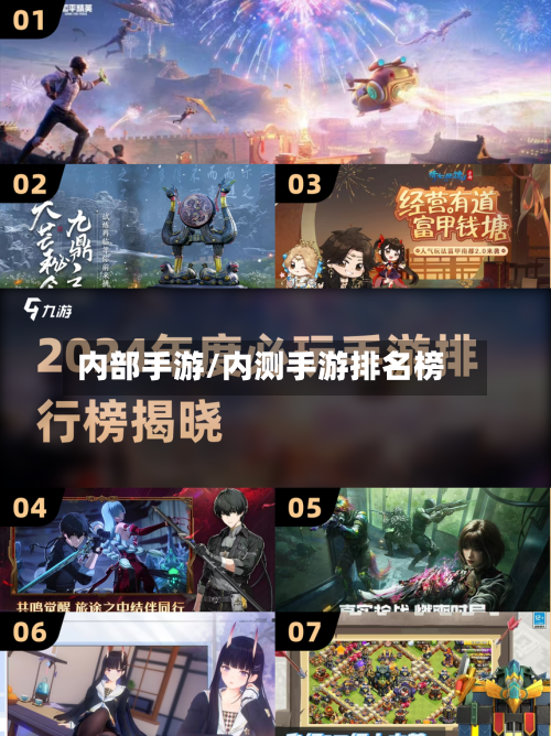 内部手游/内测手游排名榜