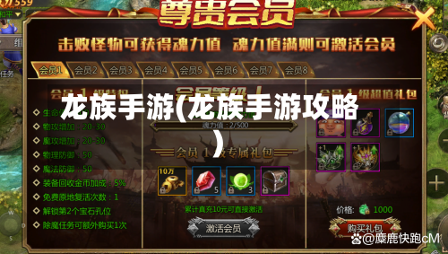 龙族手游(龙族手游攻略)