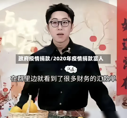 政府疫情捐款/2020年疫情捐款富人-第3张图片