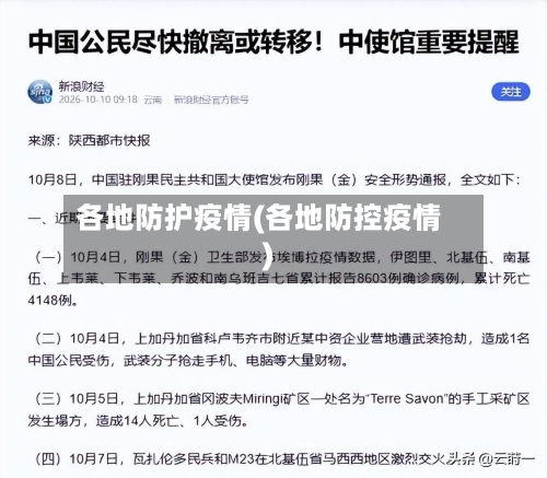 各地防护疫情(各地防控疫情)
