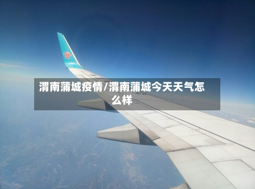 渭南蒲城疫情/渭南蒲城今天天气怎么样-第3张图片