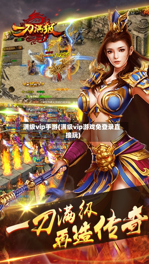 满级vip手游(满级vip游戏免登录直接玩)