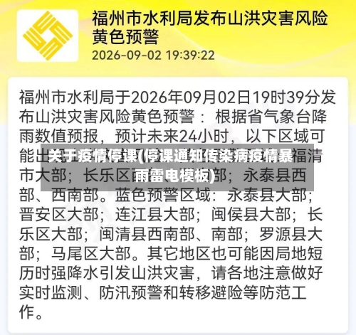 关于疫情停课(停课通知传染病疫情暴雨雷电模板)-第3张图片