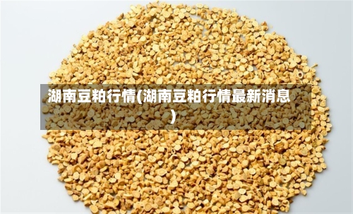 湖南豆粕行情(湖南豆粕行情最新消息)-第2张图片