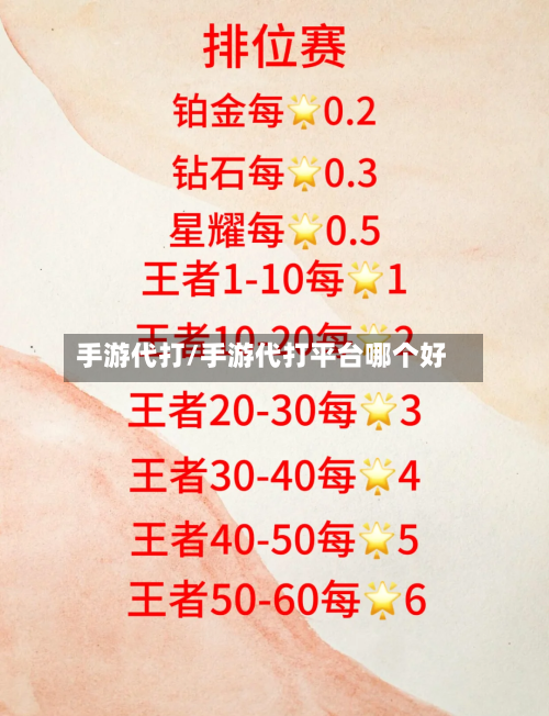 手游代打/手游代打平台哪个好