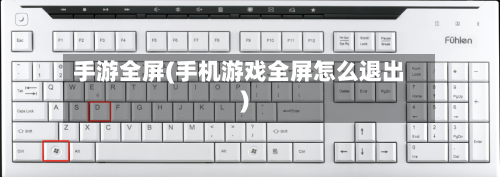 手游全屏(手机游戏全屏怎么退出)