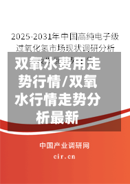 双氧水费用走势行情/双氧水行情走势分析最新-第3张图片